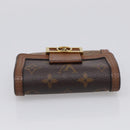 LOUIS VUITTON Reverse Portefeuille Daufine Compact Wallet M68725 LV Auth SK258-6