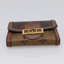 LOUIS VUITTON Reverse Portefeuille Daufine Compact Wallet M68725 LV Auth SK258-7