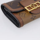 LOUIS VUITTON Reverse Portefeuille Daufine Compact Wallet M68725 LV Auth SK258-9