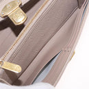 LOUIS VUITTON Mahina Portefeuille Iris Wallet Beige M58094 LV Auth SK262-20