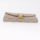 LOUIS VUITTON Mahina Portefeuille Iris Wallet Beige M58094 LV Auth SK262-7