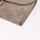 LOUIS VUITTON Mahina Portefeuille Iris Wallet Beige M58094 LV Auth SK262-9
