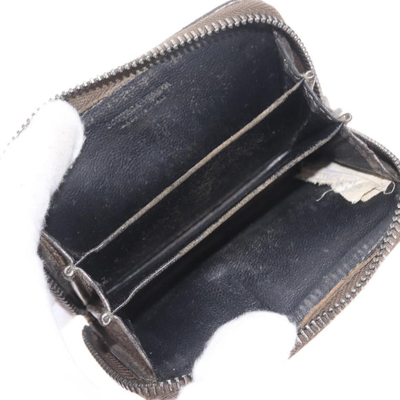 Bottega Veneta INTRECCIATO Coin Purse Leather Black 114075 Auth SK268