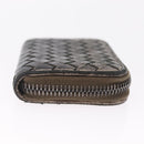 Bottega Veneta INTRECCIATO Coin Purse Leather Black 114075 Auth SK268-4