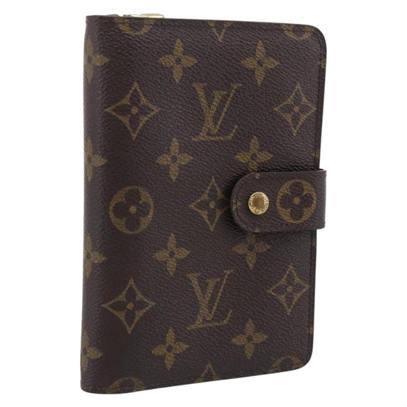 LOUIS VUITTON Monogram Porto Papie Zip Wallet M61207 LV Auth SK276A