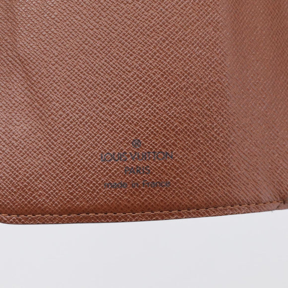LOUIS VUITTON Monogram Porto Papie Zip Wallet M61207 LV Auth SK276A