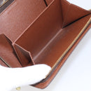 LOUIS VUITTON Monogram Porto Papie Zip Wallet M61207 LV Auth SK276A-23