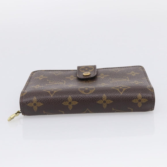 LOUIS VUITTON Monogram Porto Papie Zip Wallet M61207 LV Auth SK276A