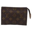 LOUIS VUITTON Monogram Poche Toilette 15 Pouch M47546 LV Auth SK288-2