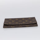 LOUIS VUITTON Monogram Portuen 3 Credit Long Wallet M61818 LV Auth SK297-7