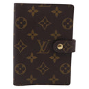 LOUIS VUITTON Monogram Agenda PM Day Planner Cover R20005 LV Auth SK305A-2