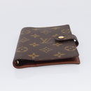 LOUIS VUITTON Monogram Agenda PM Day Planner Cover R20005 LV Auth SK305A-7