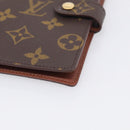 LOUIS VUITTON Monogram Agenda PM Day Planner Cover R20005 LV Auth SK305A-8