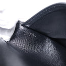 LOUIS VUITTON Monogram Mini Lin Porte Tresor Wallet Black M92445 LV Auth SK308-18