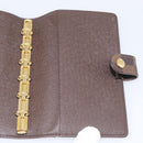 LOUIS VUITTON Damier Ebene Agenda PM Day Planner Cover R20029 LV Auth SK310A-15