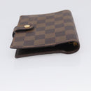 LOUIS VUITTON Damier Ebene Agenda PM Day Planner Cover R20029 LV Auth SK310A-6