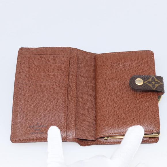 LOUIS VUITTON Monogram Portefeuille Viennois Bifold Wallet M61674 LV Auth SK311