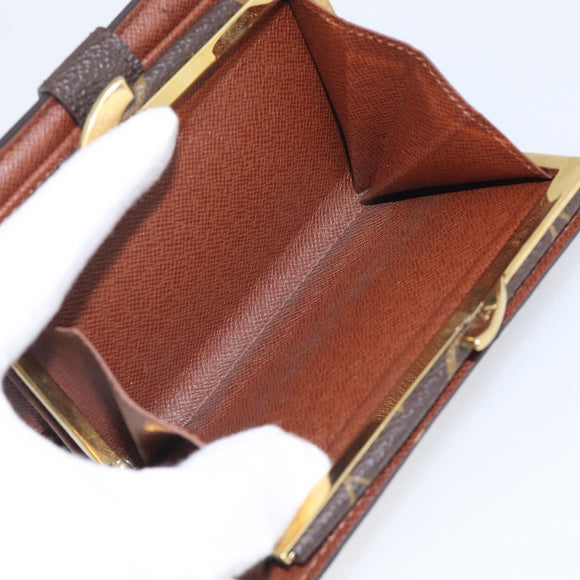 LOUIS VUITTON Monogram Portefeuille Viennois Bifold Wallet M61674 LV Auth SK311