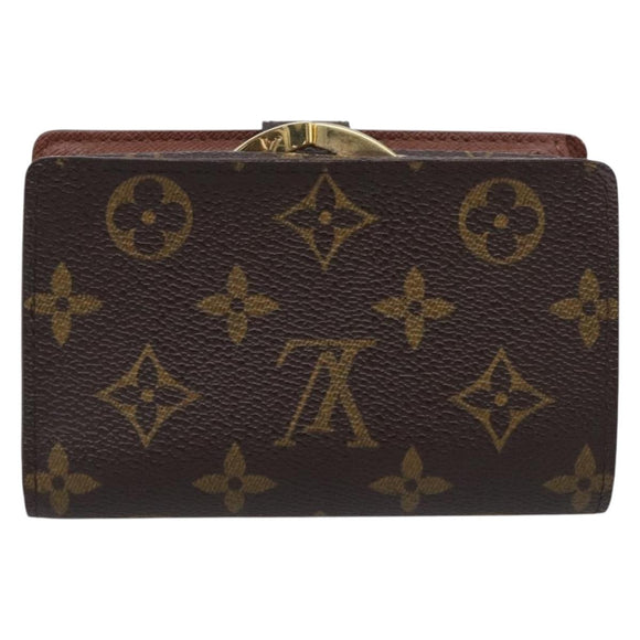 LOUIS VUITTON Monogram Portefeuille Viennois Bifold Wallet M61674 LV Auth SK311
