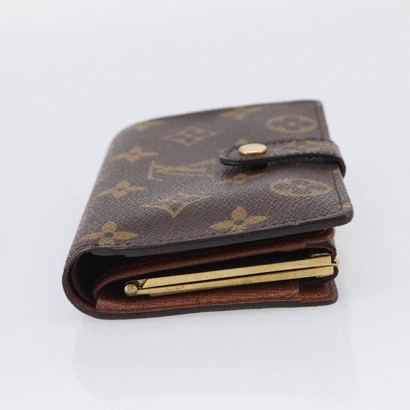 LOUIS VUITTON Monogram Portefeuille Viennois Bifold Wallet M61674 LV Auth SK311