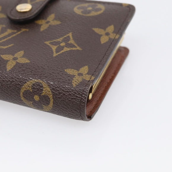 LOUIS VUITTON Monogram Portefeuille Viennois Bifold Wallet M61674 LV Auth SK311