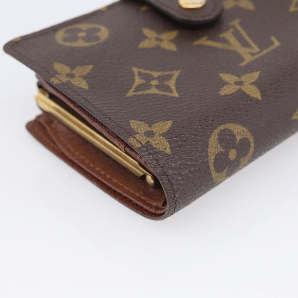 LOUIS VUITTON Monogram Portefeuille Viennois Bifold Wallet M61674 LV Auth SK311