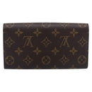 LOUIS VUITTON Monogram Portefeuille Sarah Long Wallet M61734 LV Auth SK314-3
