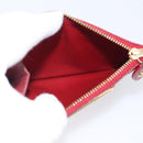LOUIS VUITTON Pochette ClesNM Coin Purse Pomme D'amour M93559 LV Auth SK320-17