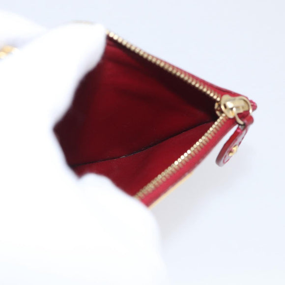 LOUIS VUITTON Pochette ClesNM Coin Purse Pomme D'amour M93559 LV Auth SK320
