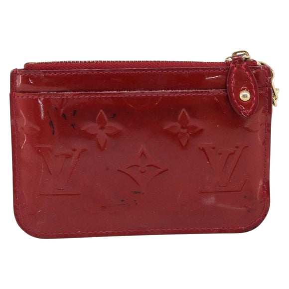LOUIS VUITTON Pochette ClesNM Coin Purse Pomme D'amour M93559 LV Auth SK320