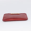 LOUIS VUITTON Pochette ClesNM Coin Purse Pomme D'amour M93559 LV Auth SK320-8