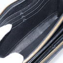 LOUIS VUITTON Monogram Empreinte Zippy Long Wallet Black M61864 LV Auth SK326-15