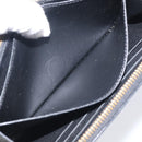 LOUIS VUITTON Monogram Empreinte Zippy Long Wallet Black M61864 LV Auth SK326-19