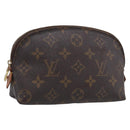 LOUIS VUITTON Monogram Pochette Cosmetic PM Pouch M43998 LV Auth SK330-1
