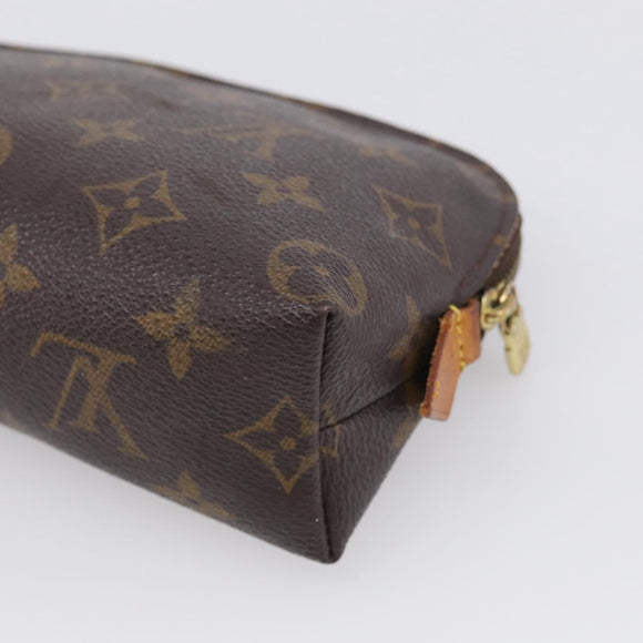 LOUIS VUITTON Monogram Pochette Cosmetic PM Pouch M43998 LV Auth SK330