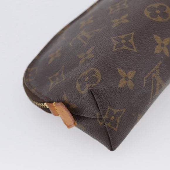 LOUIS VUITTON Monogram Pochette Cosmetic PM Pouch M43998 LV Auth SK330