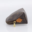LOUIS VUITTON Monogram Pochette Cosmetic PM Pouch M43998 LV Auth SK330-4