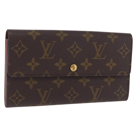 LOUIS VUITTON Monogram Pochette Porte Monnaie Credit Wallet M61726 LV Auth SK337