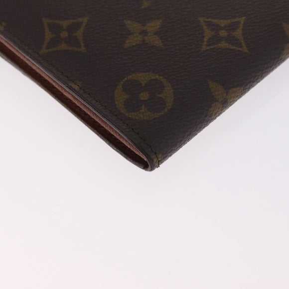 LOUIS VUITTON Monogram Pochette Porte Monnaie Credit Wallet M61726 LV Auth SK337