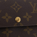 LOUIS VUITTON Monogram Pochette Porte Monnaie Credit Wallet M61726 LV Auth SK337-12