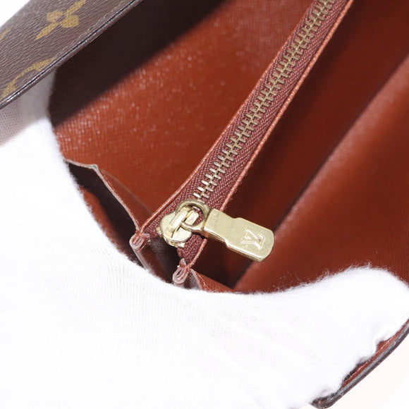 LOUIS VUITTON Monogram Pochette Porte Monnaie Credit Wallet M61726 LV Auth SK337