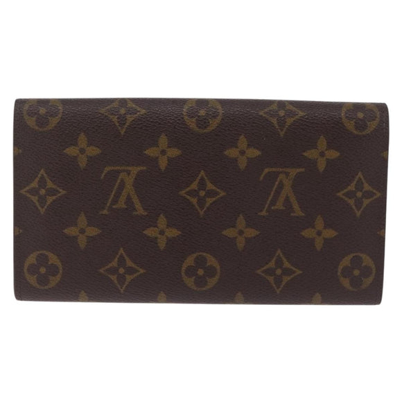 LOUIS VUITTON Monogram Pochette Porte Monnaie Credit Wallet M61726 LV Auth SK337