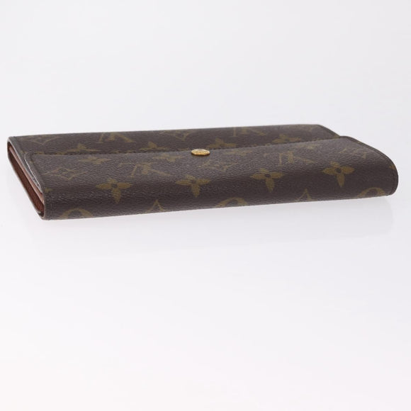 LOUIS VUITTON Monogram Pochette Porte Monnaie Credit Wallet M61726 LV Auth SK337