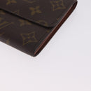 LOUIS VUITTON Monogram Pochette Porte Monnaie Credit Wallet M61726 LV Auth SK337-9
