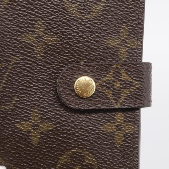 LOUIS VUITTON Monogram Compact Zip Wallet M61667 LV Auth SK342