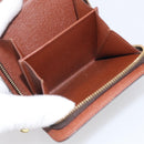 LOUIS VUITTON Monogram Compact Zip Wallet M61667 LV Auth SK342-23