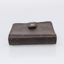 LOUIS VUITTON Monogram Compact Zip Wallet M61667 LV Auth SK342-5
