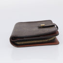 LOUIS VUITTON Monogram Compact Zip Wallet M61667 LV Auth SK342-7