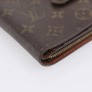 LOUIS VUITTON Monogram Compact Zip Wallet M61667 LV Auth SK342-9