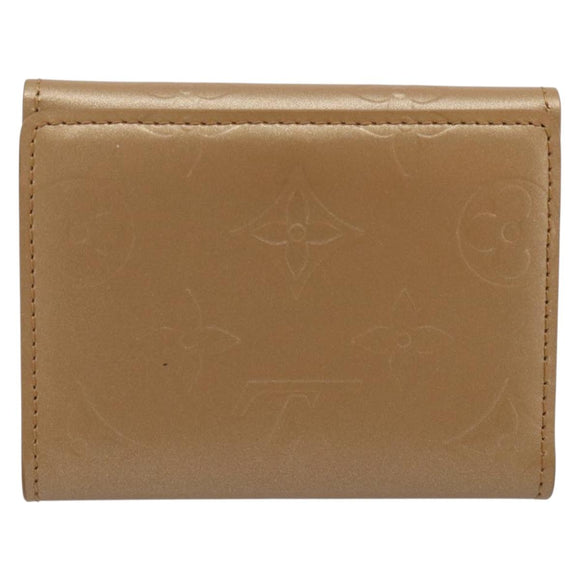 LOUIS VUITTON Monogram Mat Ludlow Coin Purse Amble M65127 LV Auth SK400A